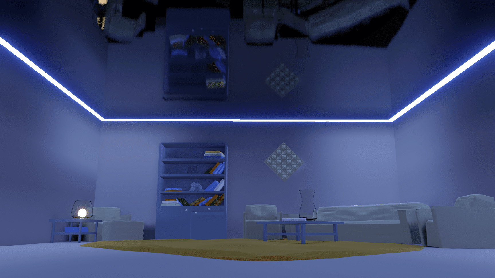 Лучший натяжной потолок в Киеве с подсветкой